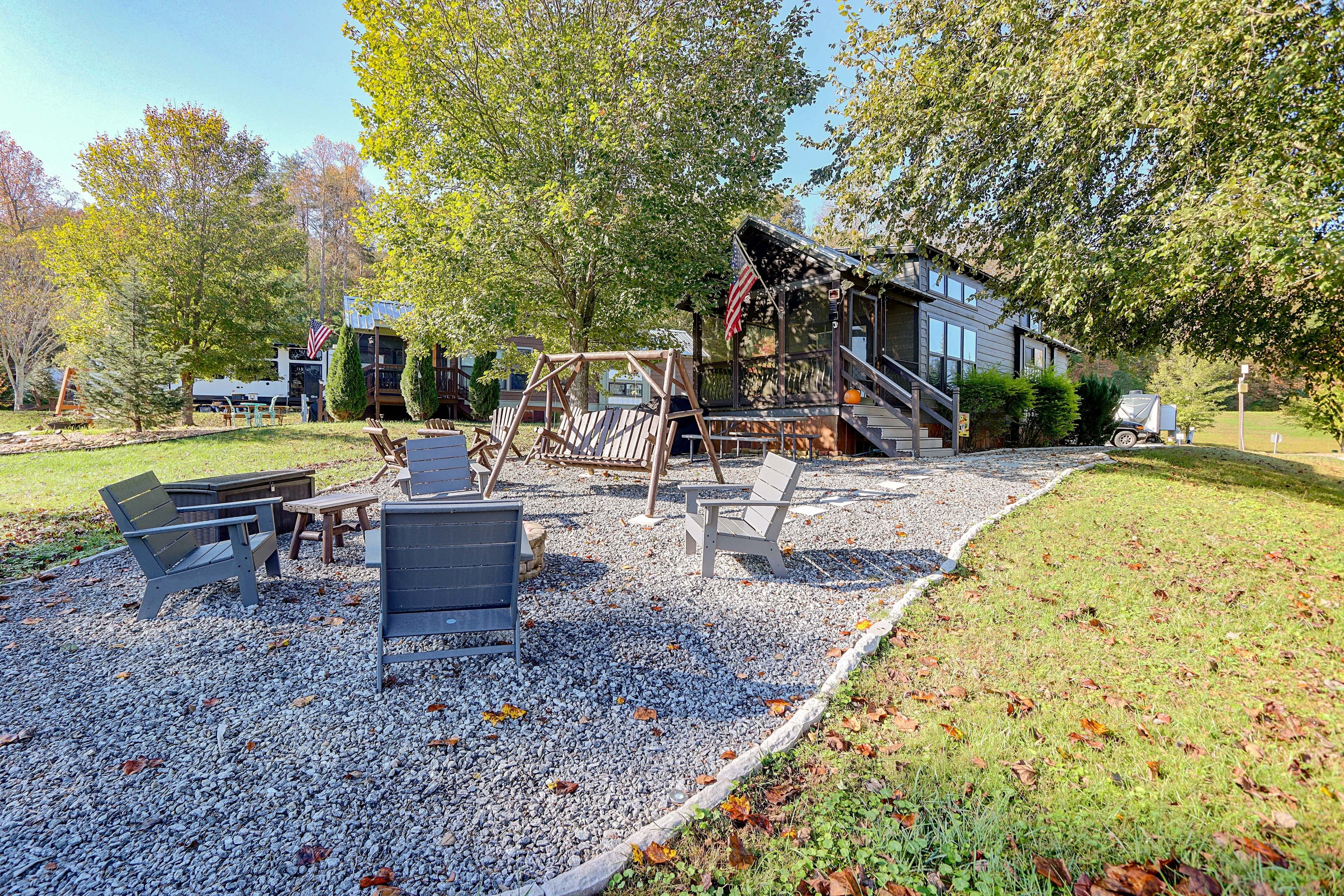 Private Outdoor Space | New Fire Pit