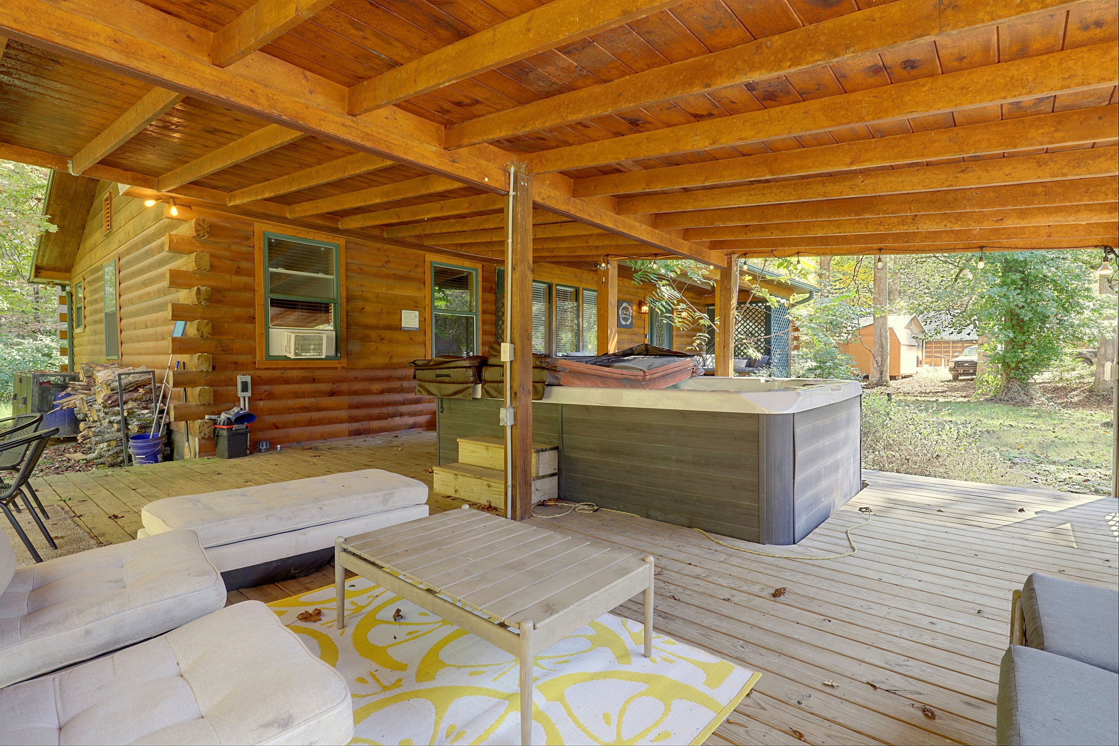 Covered Patio | Hot Tub
