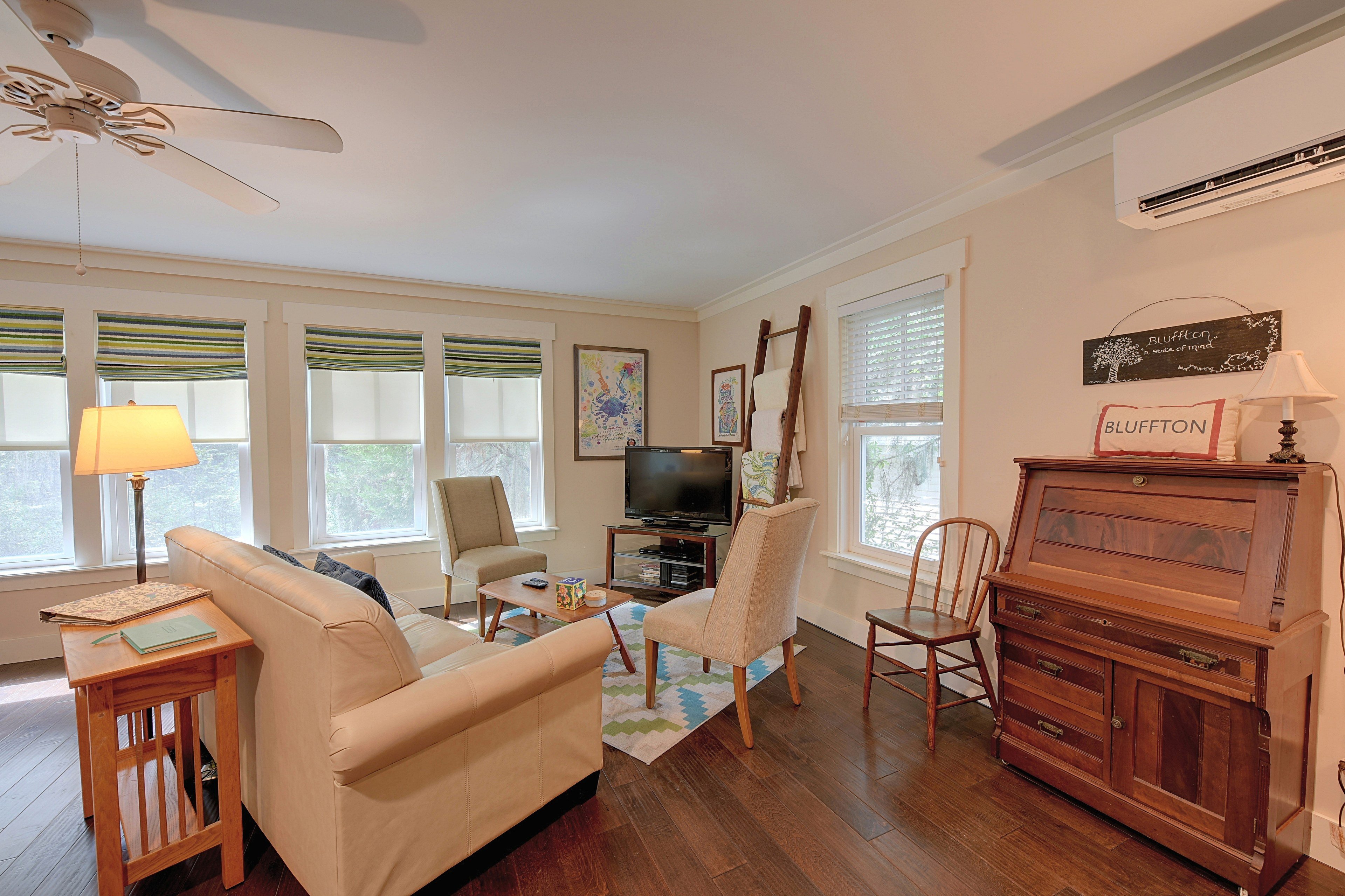 Bluffton Vacation Rental | Studio | 1BA | 700 Sq Ft | Stairs Required