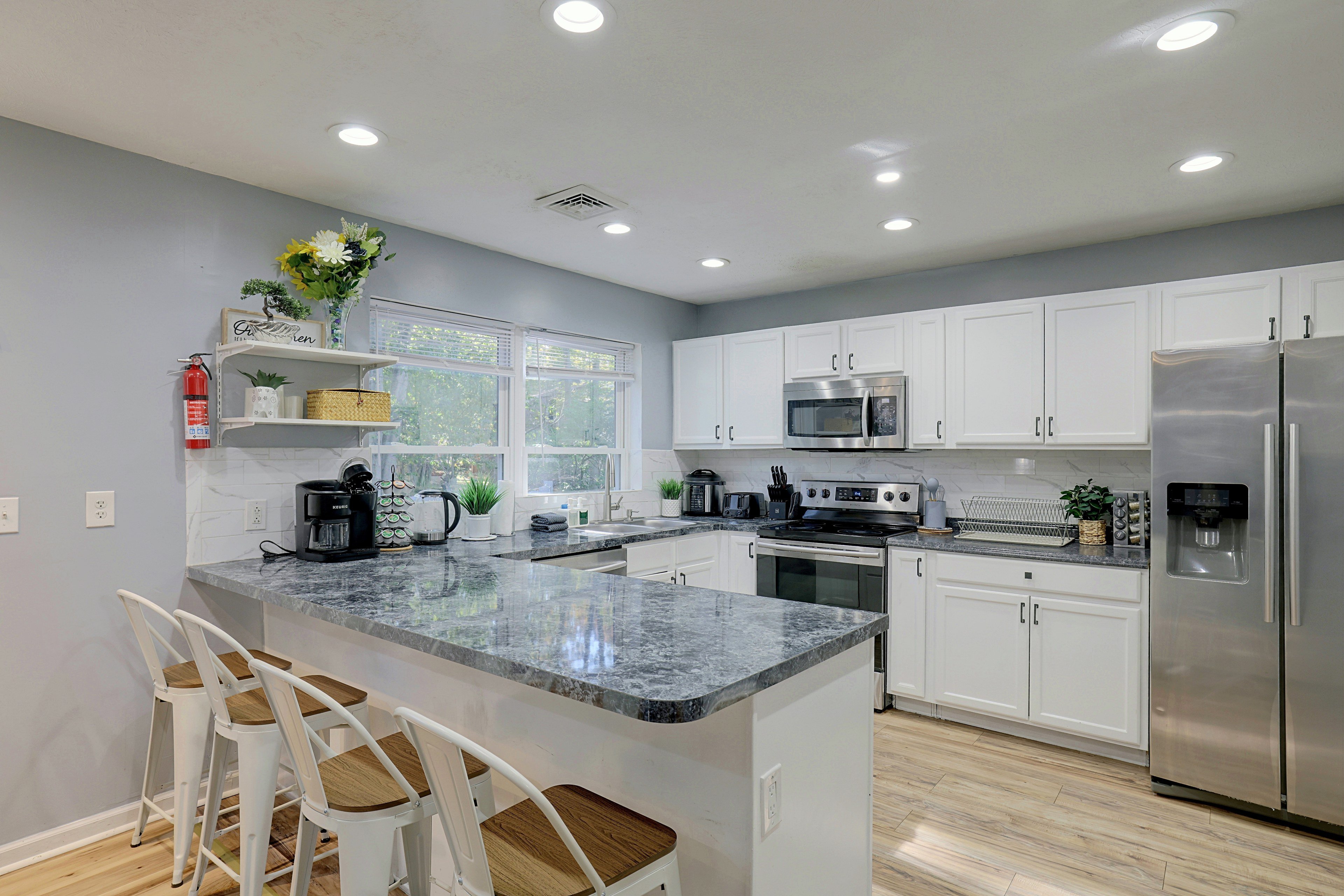 Kitchen | 2-Story Home | Central Heating & A/C