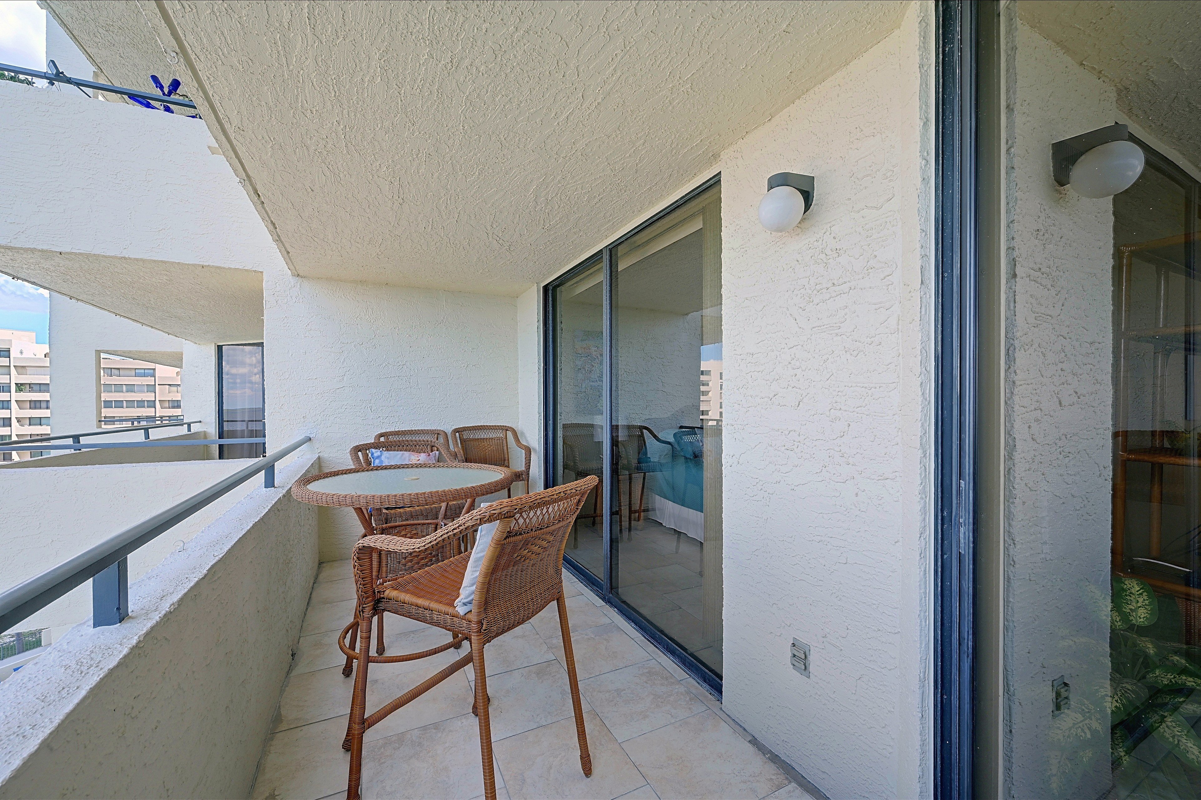 Private Balcony | Access via Living Room