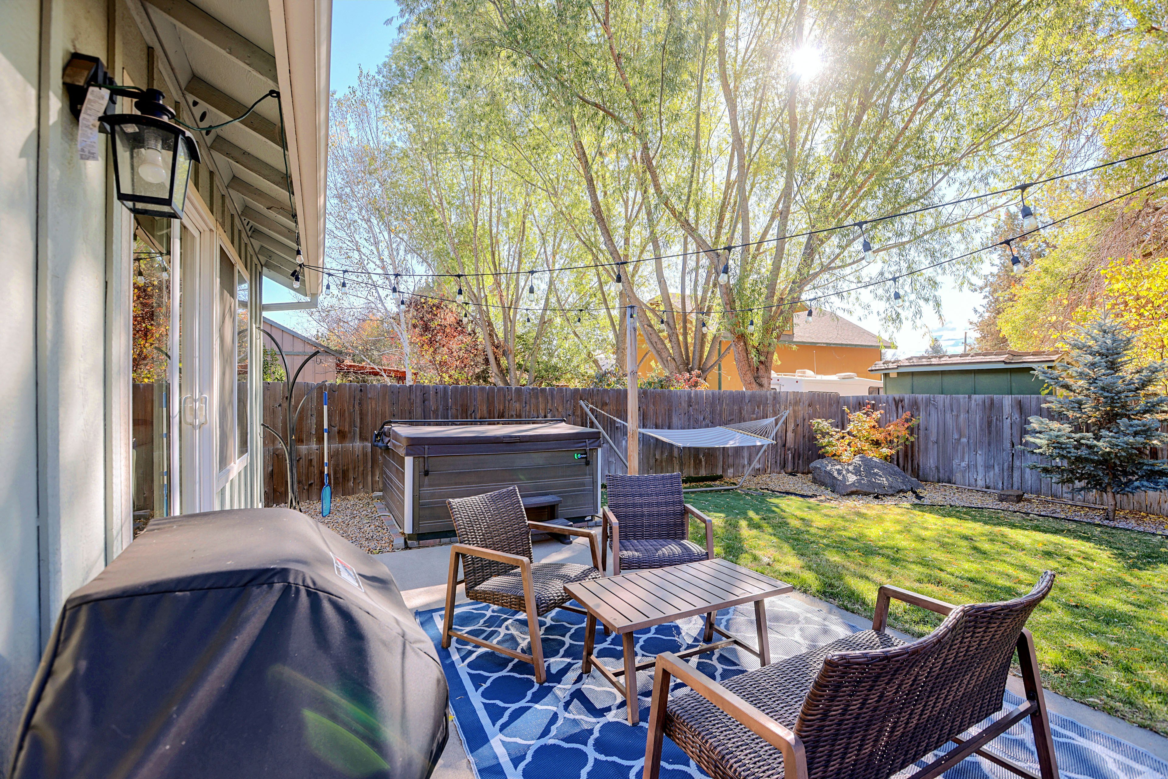 Furnished Patio | Private Hot Tub