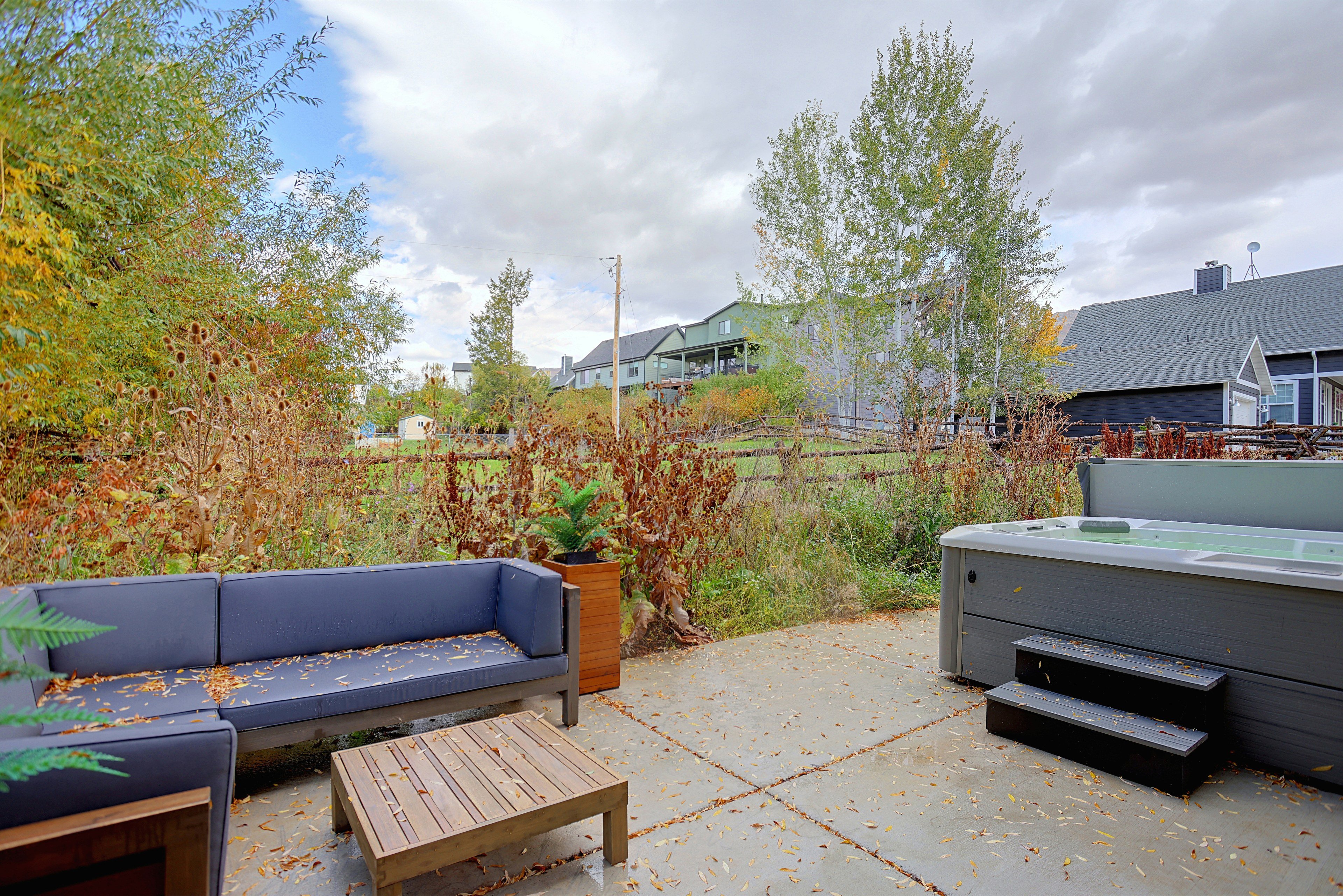 Furnished Patio | Private Hot Tub