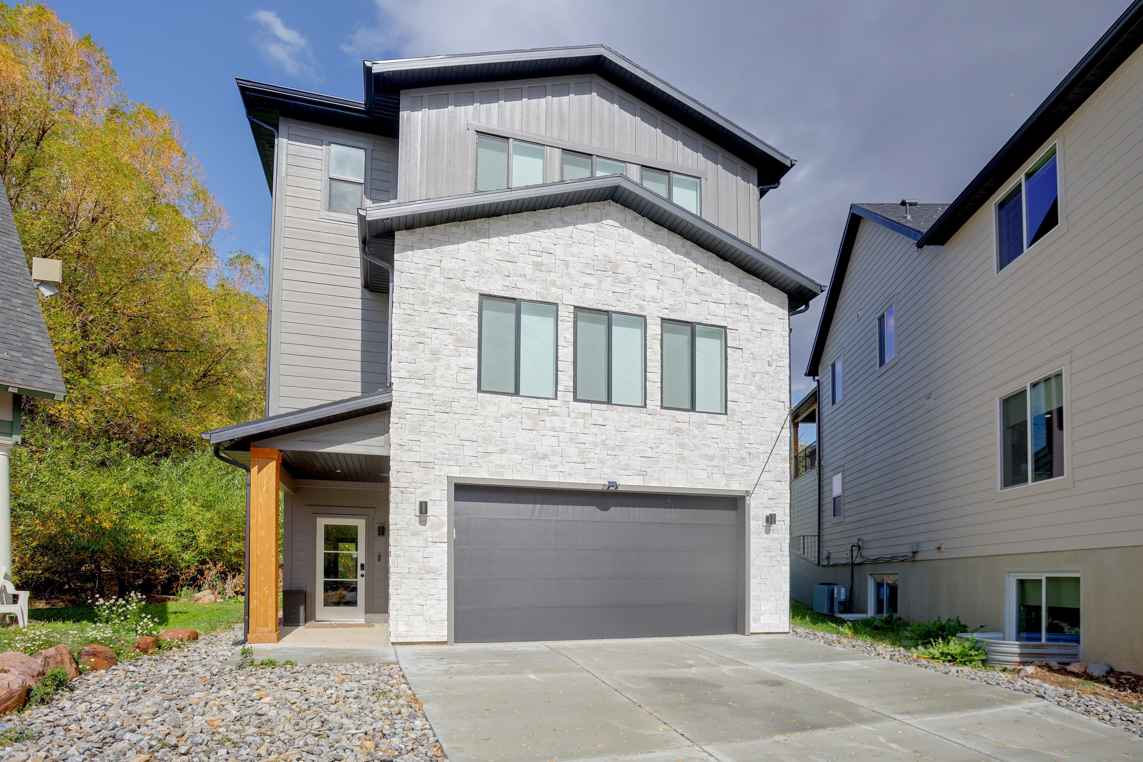 Exterior | 3-Story Home | Stairs Required