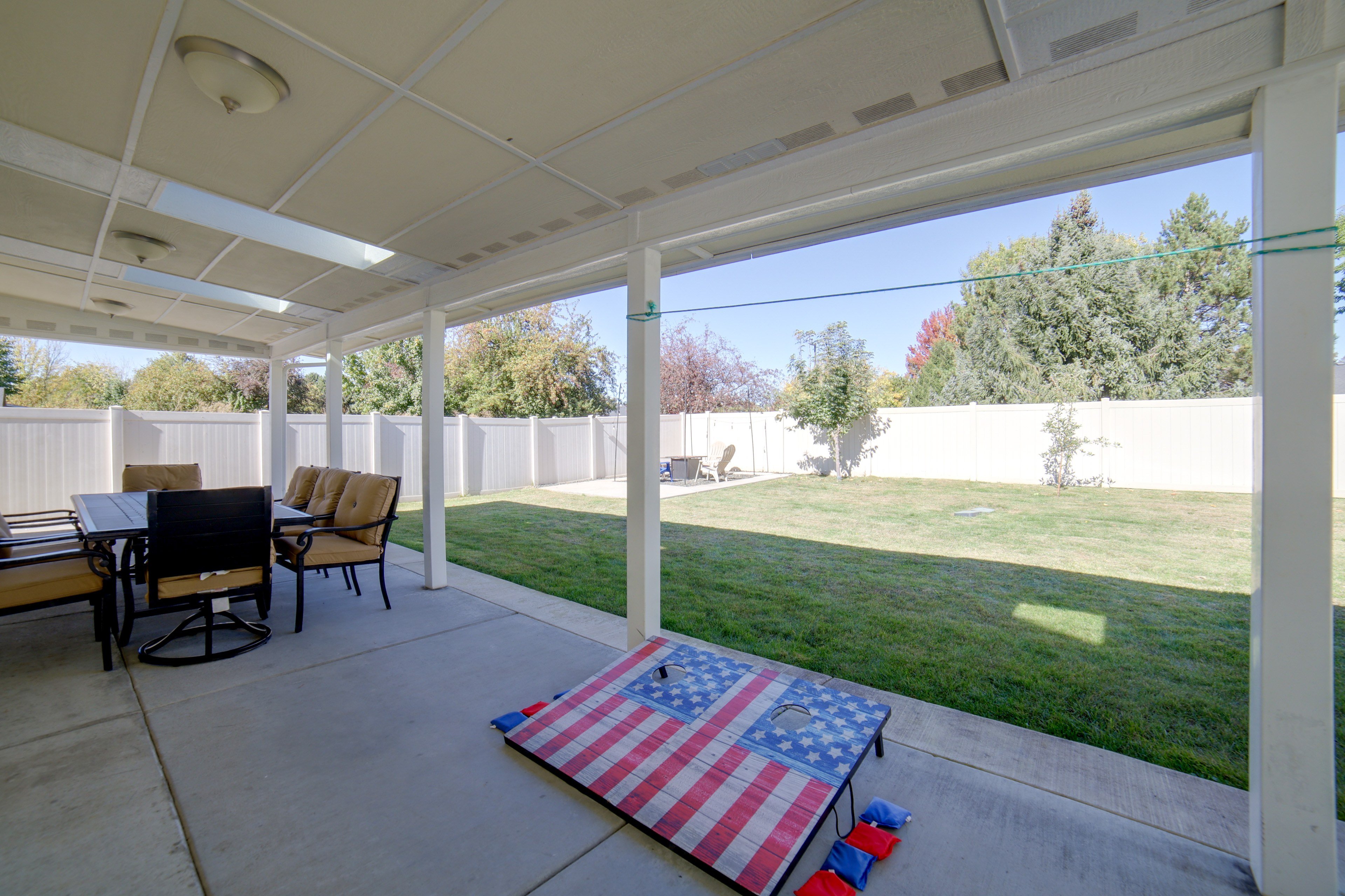 Fenced-In Backyard