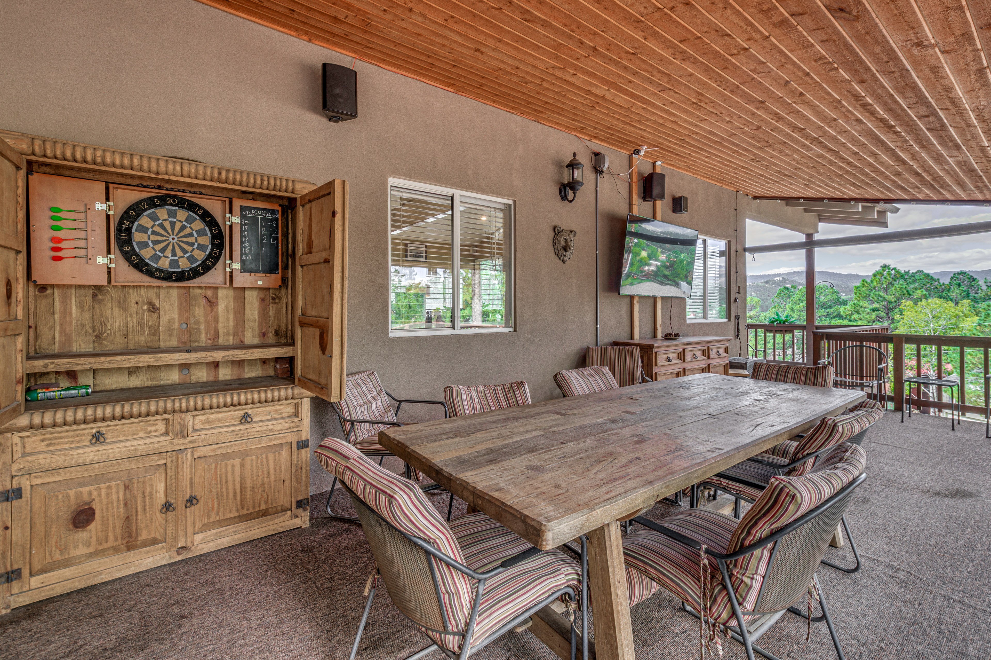 Wraparound Deck (Partially Covered) | Mountain Views