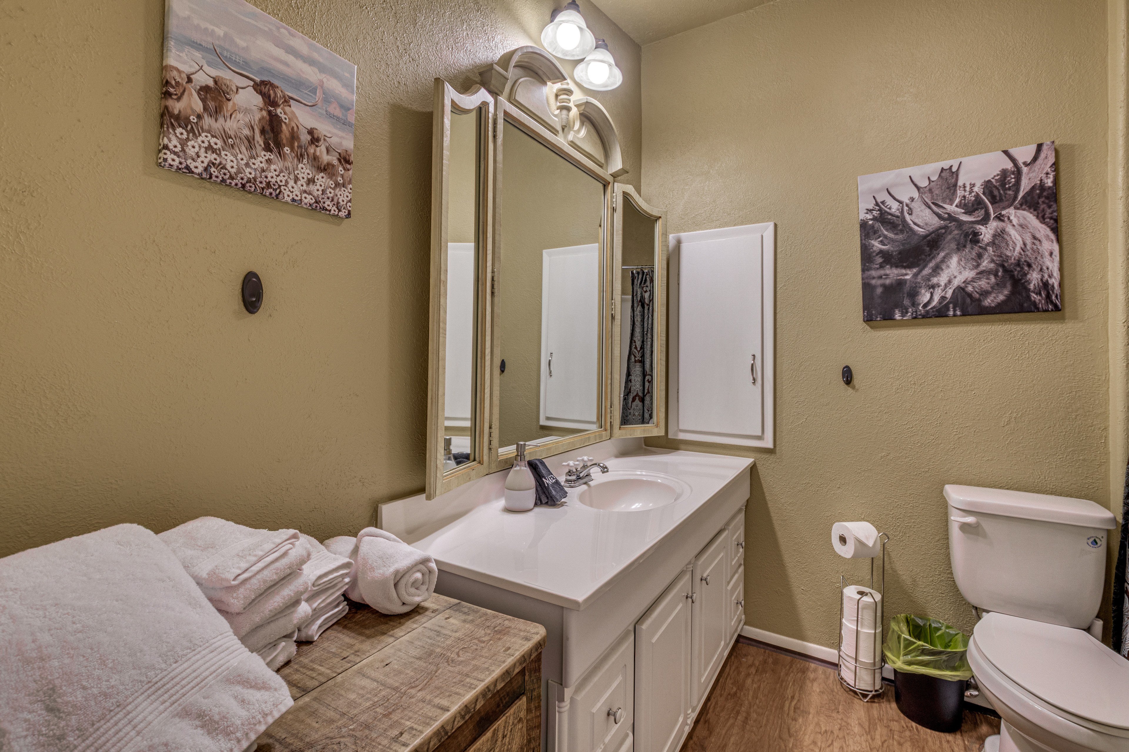 Full Bathroom | Towels & Linens Provided | Main Floor